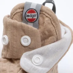 Lodger Seersucker Slofjes - 3-6 Mnd - Beige Hot