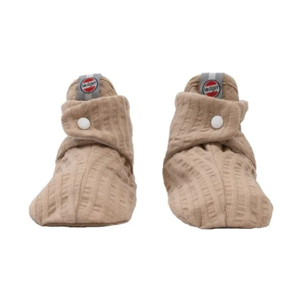 Lodger Seersucker Slofjes - 3-6 Mnd - Beige Hot