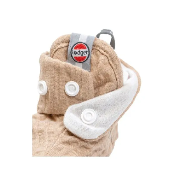 Lodger Seersucker Slofjes - 3-6 Mnd - Beige Hot