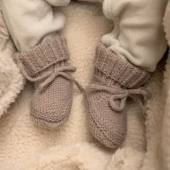 Lodger Slofjes - Merino Wool - Buffalo - 6-12M Discount