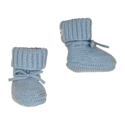 Lodger Slofjes - Merino Wool - Blue Fogg - 0-6M New