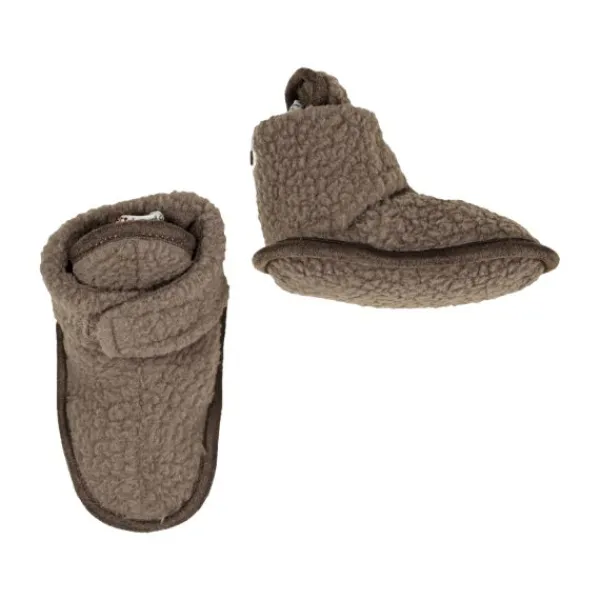 Lodger Slofjes - Teddy Fleece - Buffalo - 0-3M Sale