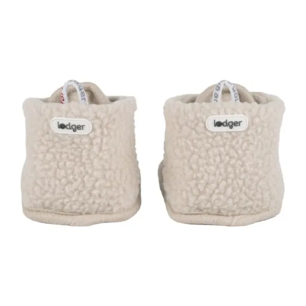 Lodger Slofjes - Teddy Fleece - Birch - 0-3M Discount
