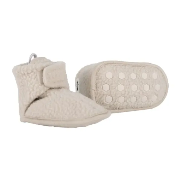 Lodger Slofjes - Teddy Fleece - Birch - 0-3M Discount