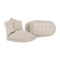 Lodger Slofjes - Teddy Fleece - Birch - 0-3M Discount