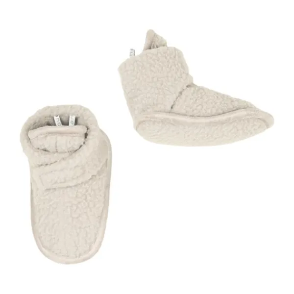 Lodger Slofjes - Teddy Fleece - Birch - 0-3M Discount