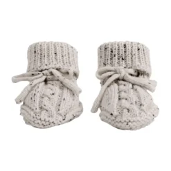 Lodger Slofjes Gebreid Met Kabel - 0-6 mnd - Buffalo Outlet