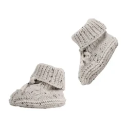 Lodger Slofjes Gebreid Met Kabel - 0-6 mnd - Buffalo Outlet