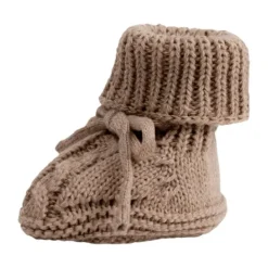 Lodger Slofjes Gebreid Met Kabel - 0-6 mnd - Buffalo Outlet