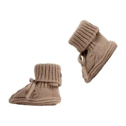 Lodger Slofjes Gebreid Met Kabel - 0-6 mnd - Buffalo Outlet