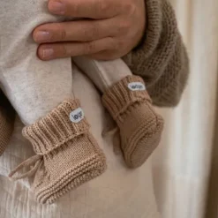 Lodger Slofjes Gebreid Met Kabel - 0-6 mnd - Buffalo Outlet