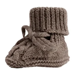 Lodger Slofjes Gebreid Met Kabel - 0-6 mnd - Buffalo Outlet