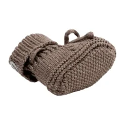 Lodger Slofjes Gebreid Met Kabel - 0-6 mnd - Buffalo Outlet