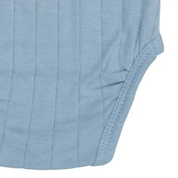 Lodger Solid Overslagromper Lange Mouw - Mt. 50 - Blue Fogg New