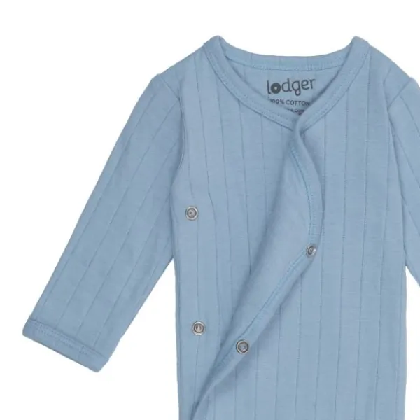 Lodger Solid Overslagromper Lange Mouw - Mt. 50 - Blue Fogg New