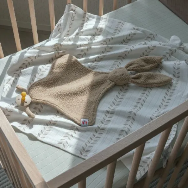 Lodger Speendoekje - Bunny Teddy Fleece - Beige Outlet