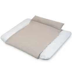 Loop Comfy Hoes voor Waskussen - Waffelpiqué - Seashell - 85x75 cm