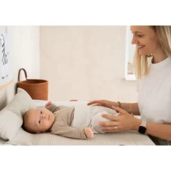 Loop Comfy Hoes voor Waskussen - Waffelpiqué - Seashell - 85x75 cm