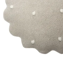 Lorena Canals Biscuit Kussen – Rond – Grijs Outlet
