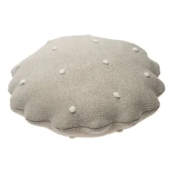 Lorena Canals Biscuit Kussen – Rond – Grijs Outlet