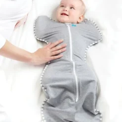 Love to Dream Swaddle Up Inbakerslaapzak - Fase 1 - 3-6 Mnd - Grijs Clearance