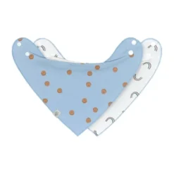 Lässig Bandana Slab - Happy Rascals - Sky Blue - 2-Pack