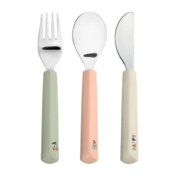 Lässig Bestek Met Siliconen Handvat Happy Fruits Cherry Meerdere kleurencombinaties Best