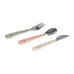 Lässig Bestek Met Siliconen Handvat Happy Fruits Cherry Meerdere kleurencombinaties Best