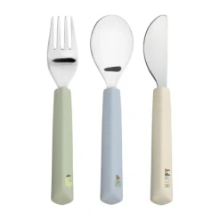 Lässig Bestek Met Siliconen Handvat Happy Fruits Cherry Meerdere kleurencombinaties Best