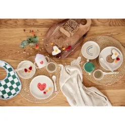 Lässig Eetset - Happy Rascals - Heart Lavender Best