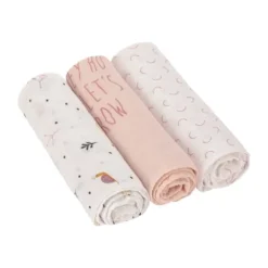 Lässig Garden Explorer Swaddle Snail 3 Stuks Roze