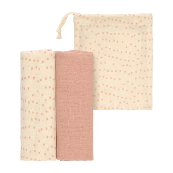 Lässig Hydrofieldoek Rose 80 x 80 cm 2 Stuks Clearance