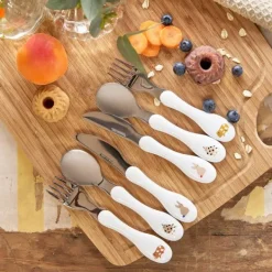 Lässig Kinderbestek (3-delig) - Little Mateys - Spicy Orange Clearance