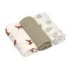 Lässig Little Forest Fox Swaddle 3 Stuks