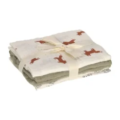 Lässig Little Forest Fox Swaddle 3 Stuks