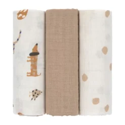 Lässig Little Mateys Hydrofieldoek Royal Blue 85 x 85 cm 3 Stuks Sale