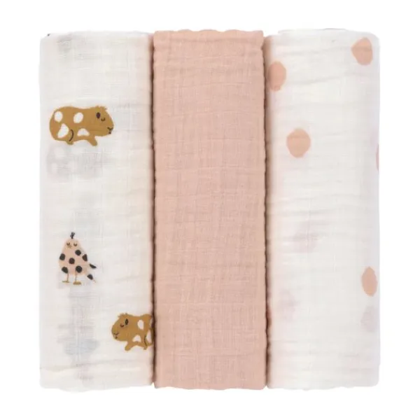 Lässig Little Mateys Hydrofieldoek Royal Blue 85 x 85 cm 3 Stuks Sale