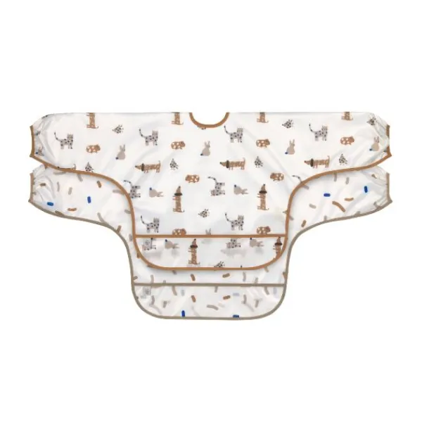 Lässig Little Mateys Longsleeve Slabbetje Royal Blue 2 Stuks Online