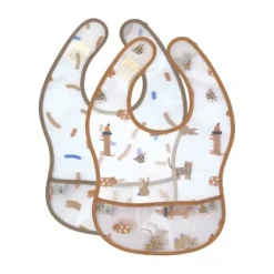 Lässig Little Mateys Slabbetje Royal Blue 2 Stuks New