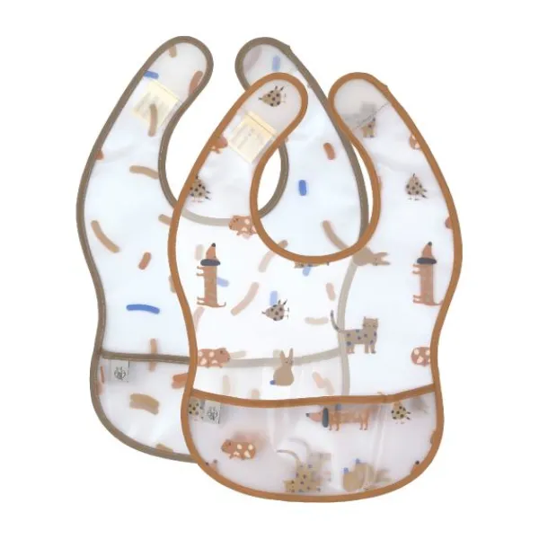 Lässig Little Mateys Slabbetje Royal Blue 2 Stuks New