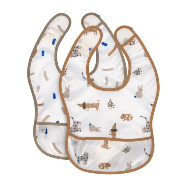 Lässig Little Mateys Slabbetjes Royal Blue 6-24 Mnd 2 Stuks Sale