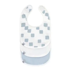 Lässig Slabbetje Newborn 3 Stuks - Happy Fruits - Light Blue New