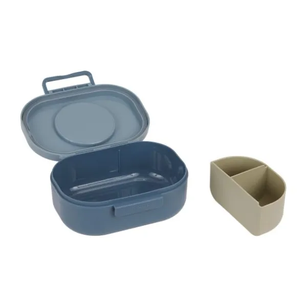 Lässig Style en Snack Pattern Party Lunchbox - Blue/Green