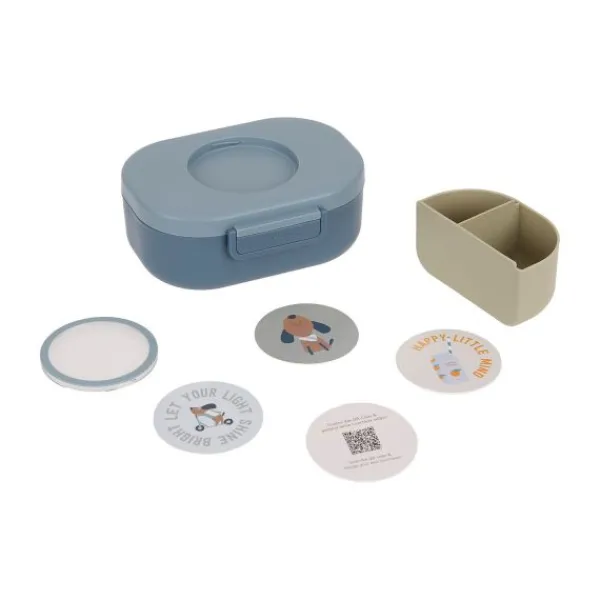 Lässig Style en Snack Pattern Party Lunchbox - Blue/Green