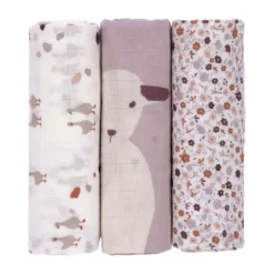 Lässig Tiny Farmer Explorer Flowers Swaddle 3 Stuks Sale