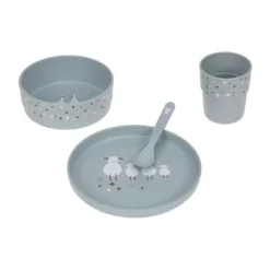 Lässig Tiny Farmer Sheep / Goose Dinerset Blue Sale