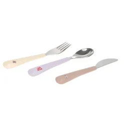 Lässig Tiny Team Cat Bestekset - 3 Stuks - Roze Hot