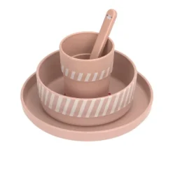 Lässig Tiny Team Cat Dinerset - Roze New