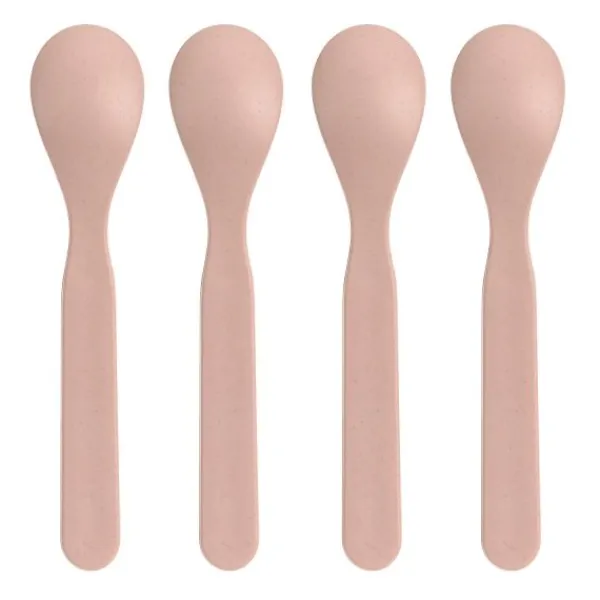 Lässig Tiny Team Cat Lepels - 4 Stuks - PP/Cellulose - Roze Best