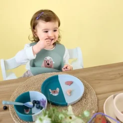 Lässig Tiny Team Dog Bord - Siliconen - Blauw Best